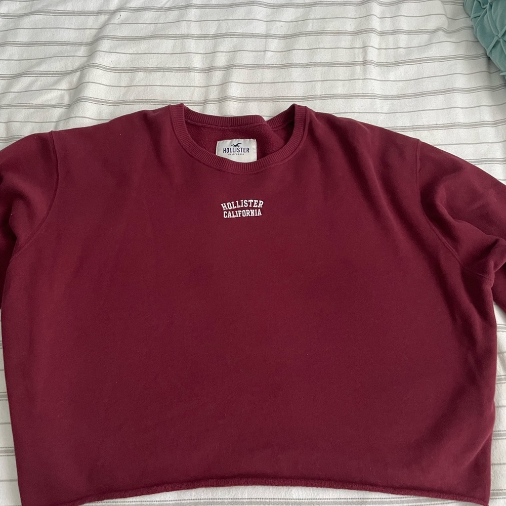 Hollister crop crewnevk